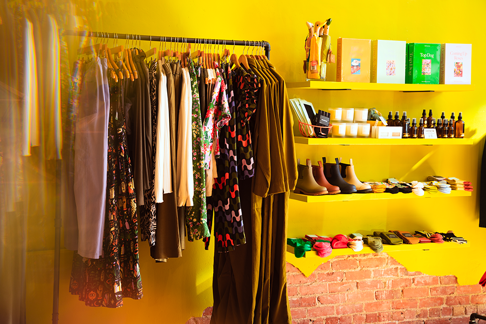 Branding Photoshoot for CLAD local clothing boutique in Asheville NC