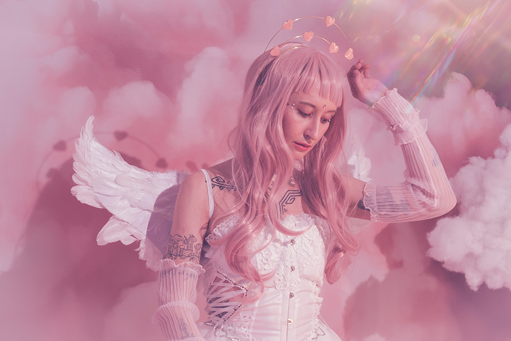 Cupid styled creative photoshoot Asheville NC