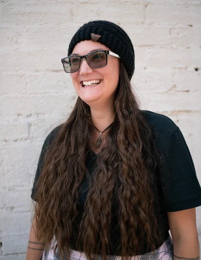 Headshot of woman downtown Asheville