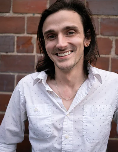 Headshot of man downtown Asheville